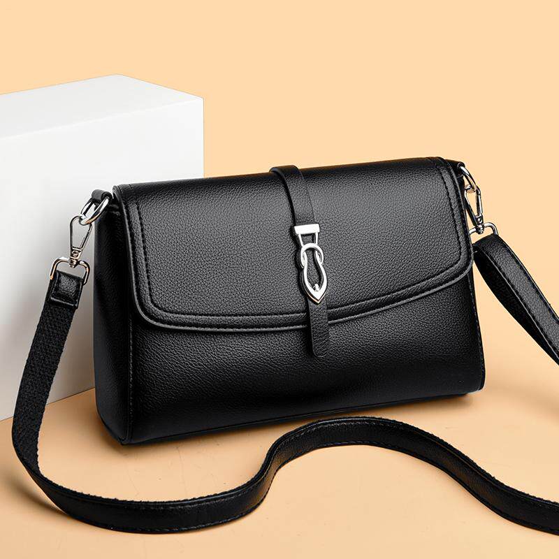 正品妈妈包腋下包女2026新款时尚百搭软皮中年单肩斜挎包真皮女包