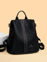 Leather backpack for women 2026 new style, fashionable and versatile, cowhide travel multi-functional soft leather large capacity anti-theft backpack thumbnail 6