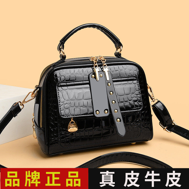 真皮女包大容量单肩包
