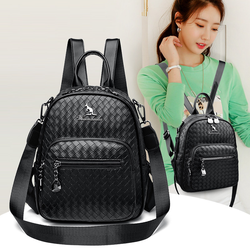 双肩包女小包2026新款时尚百搭真皮单肩包迷你头层牛皮女士小背包