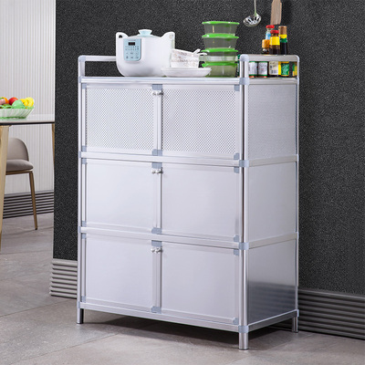 厨房置物架多层不锈钢橱柜