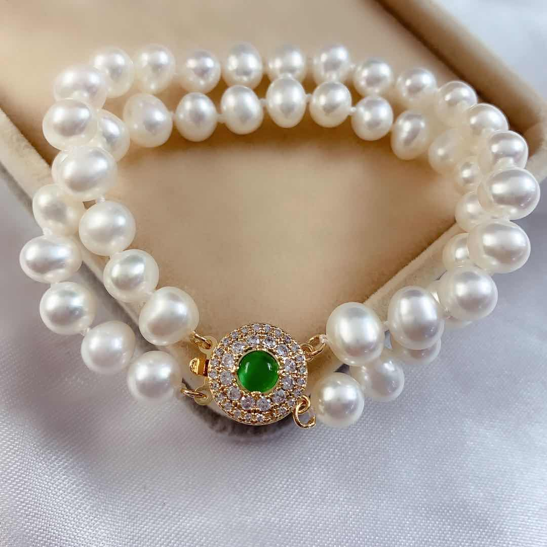 【来了就好】【Z2102】圆圆满满双层珍珠手链