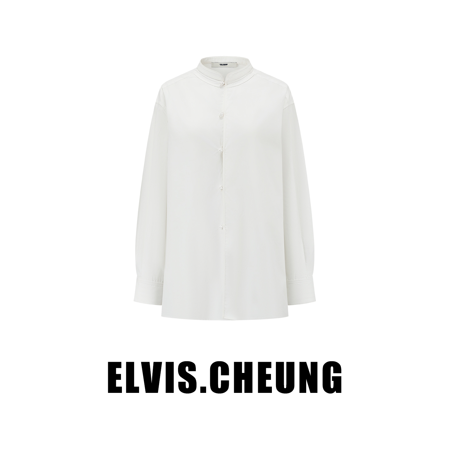 ELVIS.CHEUNG中式立领盘扣衬衫