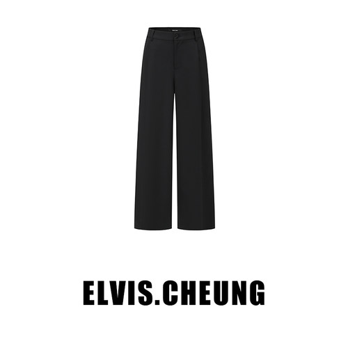 ELVIS.CHEUNG后腰系带阔腿裤