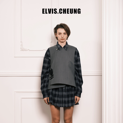 ELVIS.CHEUNG精纺羊毛马甲