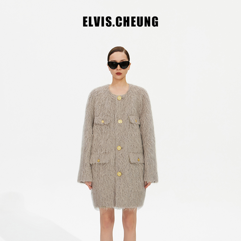羊驼毛外套ELVIS.CHEUNG