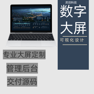 智慧大屏软件定制开发数字孪生系统物联网可视化数据管理成品