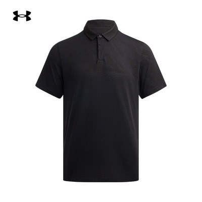安德玛UA Tour Tips Seamless男子高尔夫Polo衫 1387129