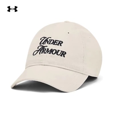 安德玛UA男女同款帽子2024秋季新款训练可调节运动帽1386628