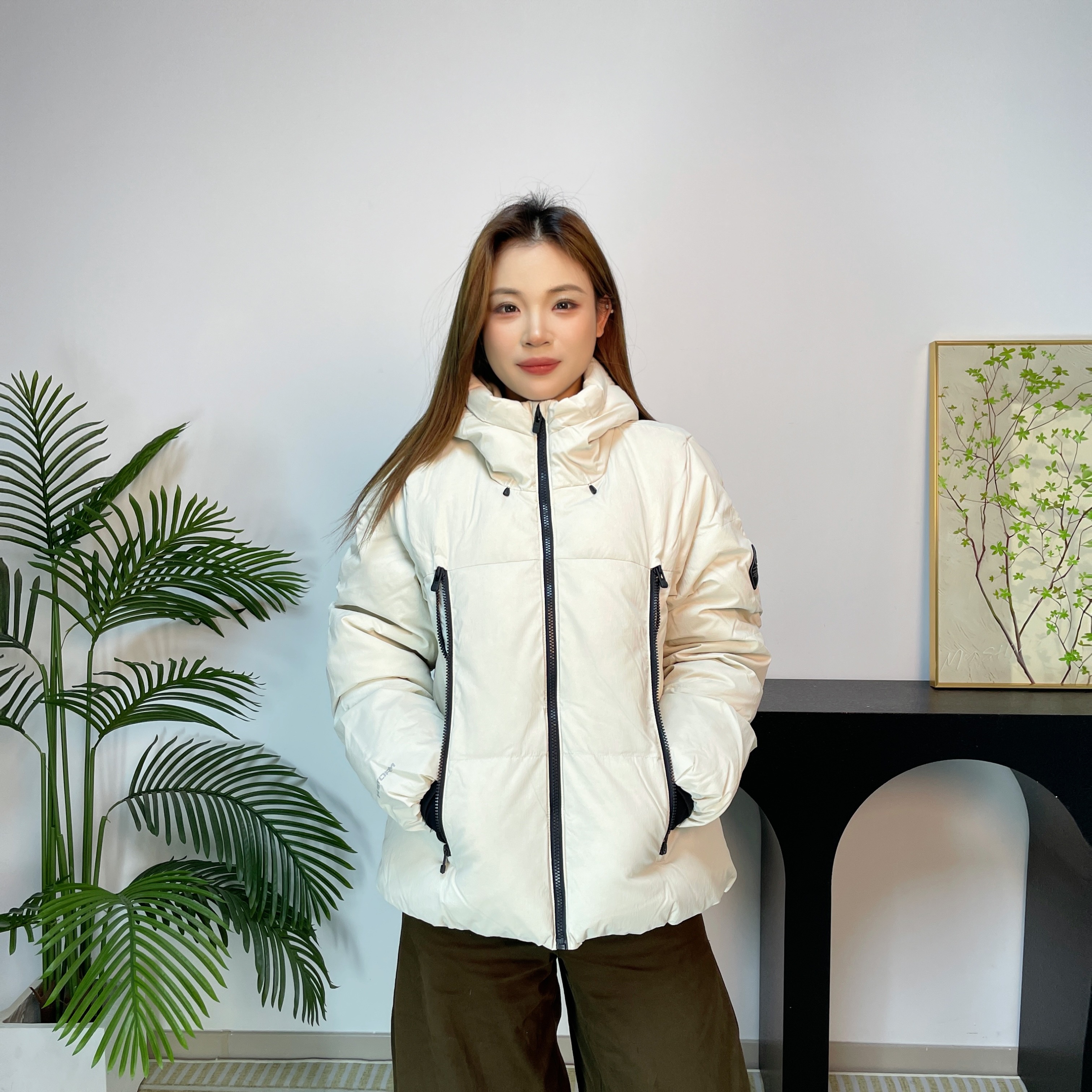 安德玛UA女子保暖运动羽绒服