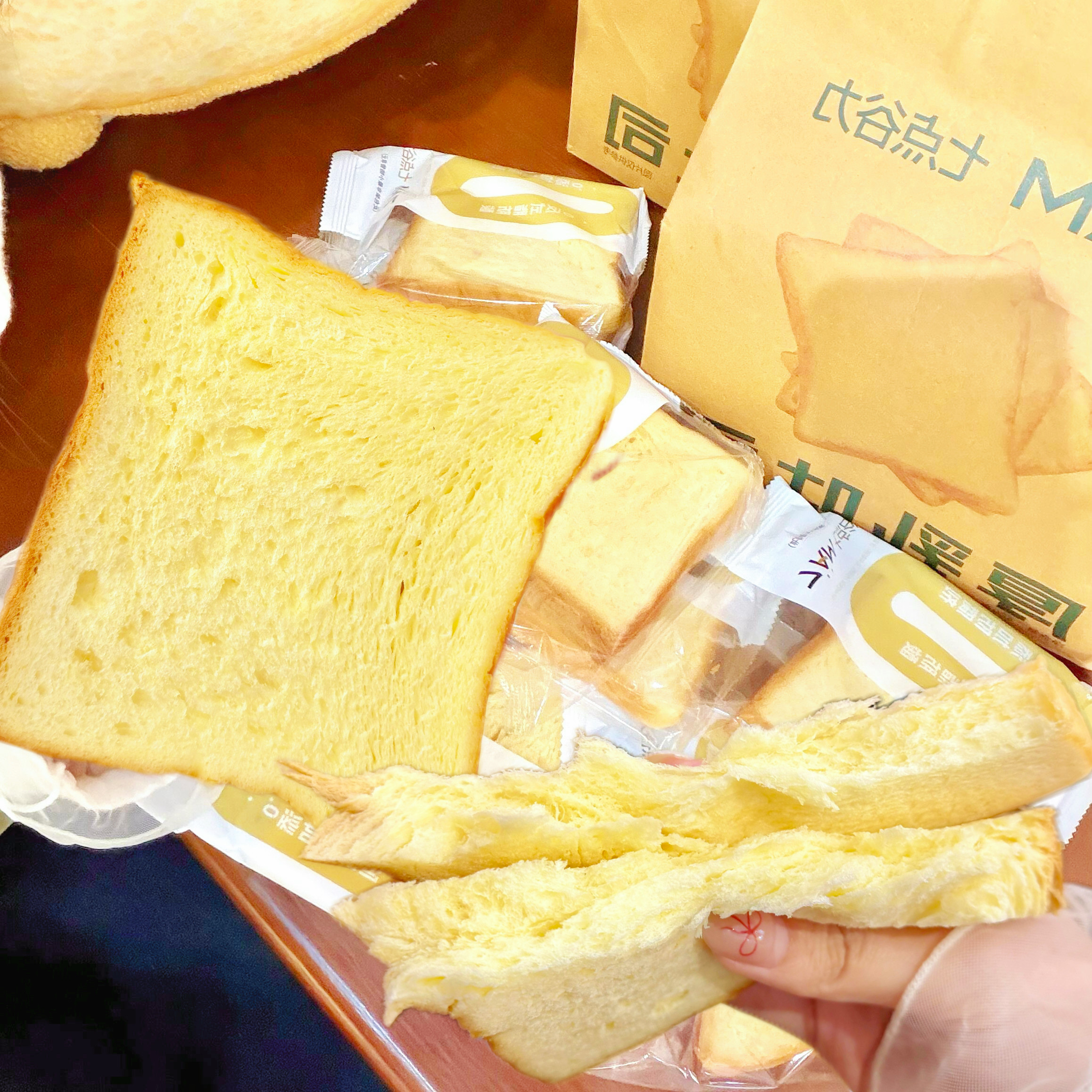 七点谷力厚乳吐司面包480g/袋装