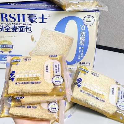 豪士低GI全麦面包好吃不腻