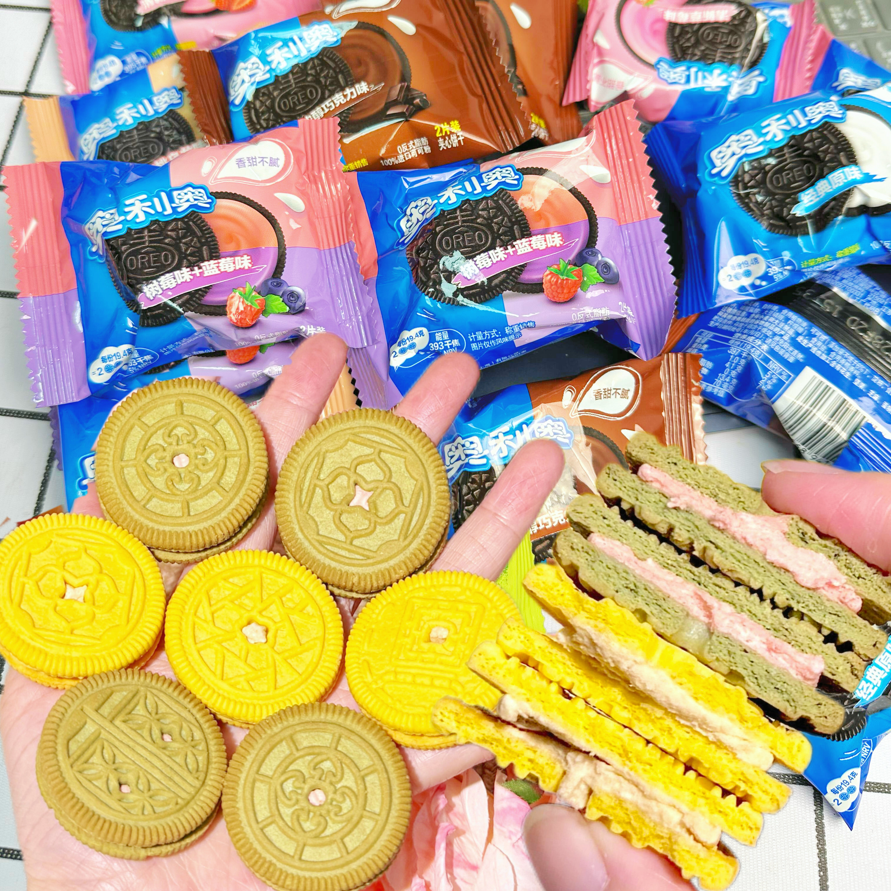 奥利奥夹心饼干混合口味独立包装
