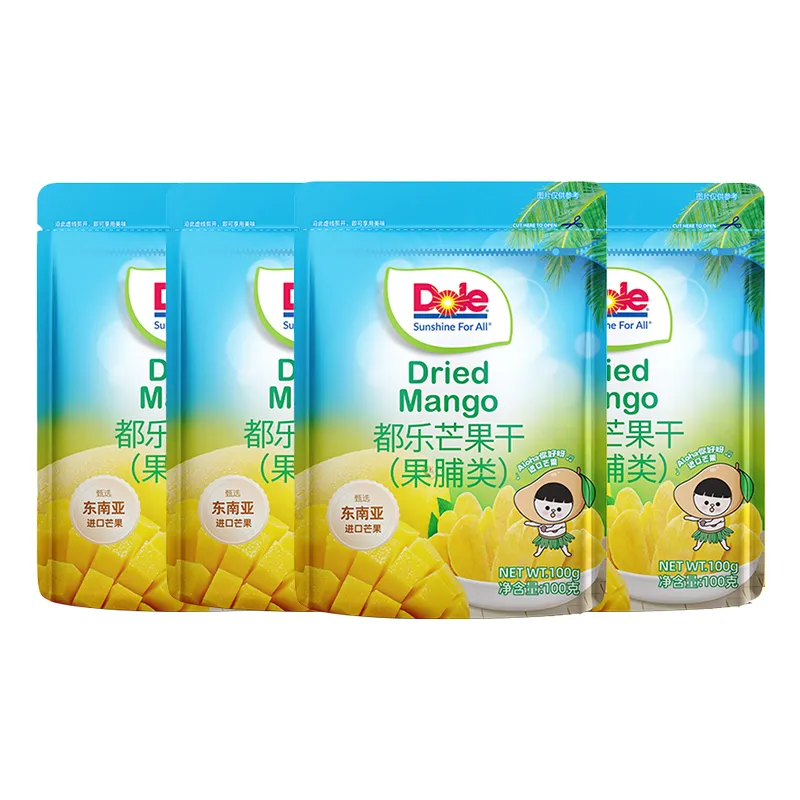 【都乐厚切芒果干100克】果脯零食酸甜可口适合休闲办公享用