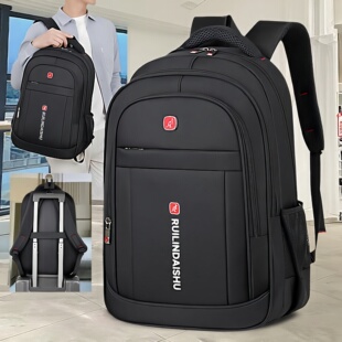 双肩包男士2026新款高端军刀上班族通勤出差旅行户外电脑商务背包