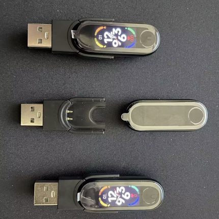 智能手环充电器适用于M8/M7/M6充电器直插方便快捷usb充电手表环