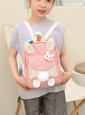 儿童旅游背包幼儿园学生郊游双肩包女孩外出游玩包卡通可爱小书包