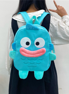 可爱搞怪小丑鱼双肩包卡通动漫大容量旅游背包女中学生丑萌书包女