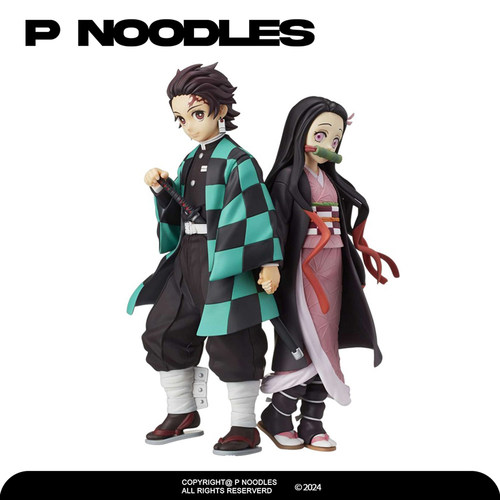 正版鬼灭之刃兄妹羁绊手办现货