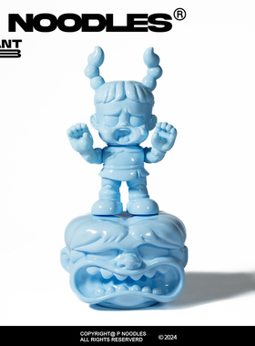 SLANT LAB 不滅孩童 蓝色素体 sofubi 原创软胶手办玩具现货礼物