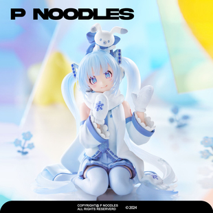 正版FuRyu现货 初音未来 压泡面人偶 雪未来盛典 手办景品