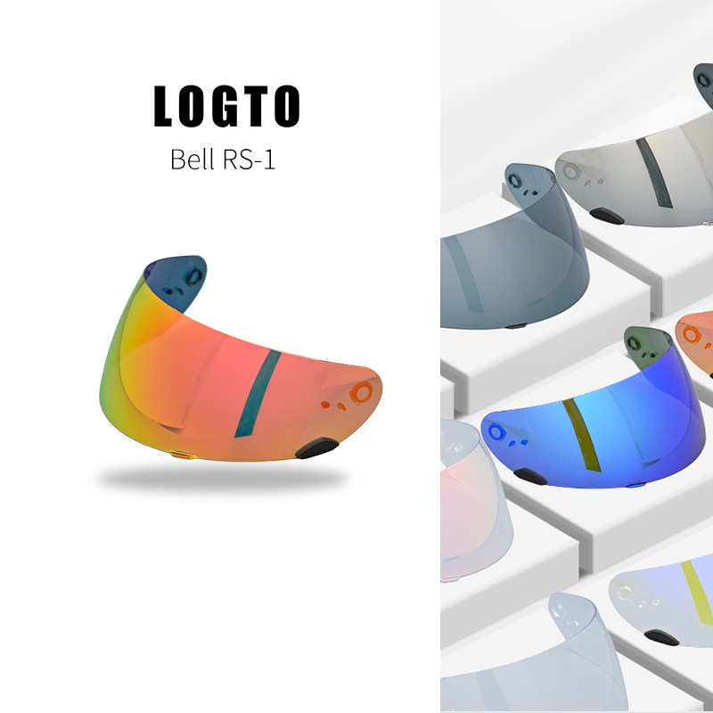 适用bell-rs-1头盔镜片变色镜片