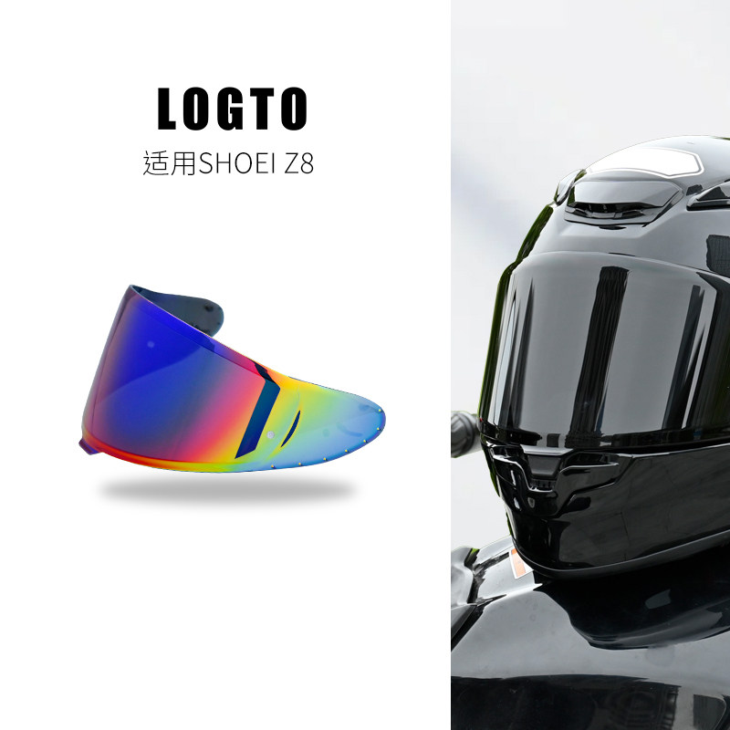 美国LOGTO头盔面罩遮阳变色镜片