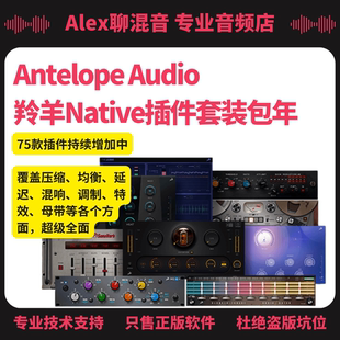 一年訂閱 羚羊 Alex聊混音 Native插件套裝 Core Antelope Synergy