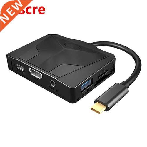 8 in 1 USB Hub TYPE-C to HDMI +USB.0+USB2.0X2+SD/TF Multifu