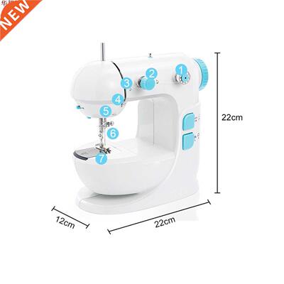 Double Thre Mini Electric Sewing Machine Dual Speed Sewing