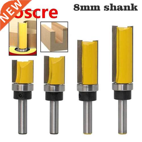 8mm Shank Profile Trimming Router Bit knife Straight End Mil