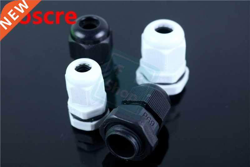 10PCS PG7 PG9 PG11 PG13.5 PG16 PG19 PG21Black Plastic Waterp