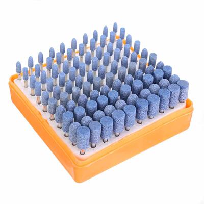 100Pcs Rotary Assorted Abrasive Stone Accessory Polishing Gr