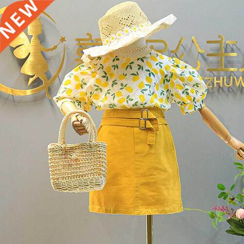 New  Summer Girl Clothing Suit Country Style Floral P