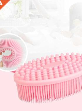 Dry Massage Brush Silicone Body Brush Wisp For Body Bath Spo