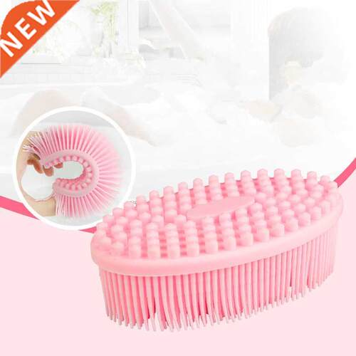 Dry Massage Brush Silicone Body Brush Wisp For Body Bath Spo