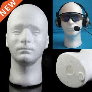 1pc Male Styrofoam Foam Mankn Head Mannequn Head Dsplay