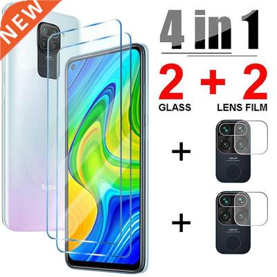 4in1 Protective Glass for Xiaomi Redmi Note 9 Pro 9S 8 8T 9T
