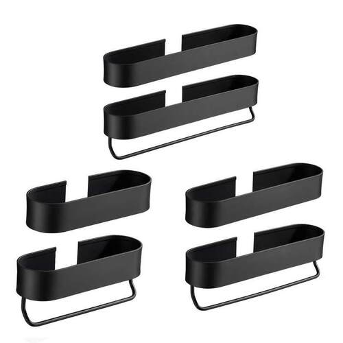Wall Mounted Shampoo Holder Bathroom 2-in-1 Storage Tray wit