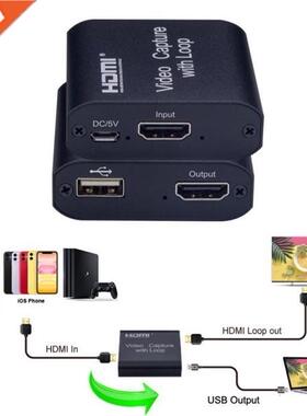 Video Capture Card 1080P 4K HDMI Video Capture Device HDMI T