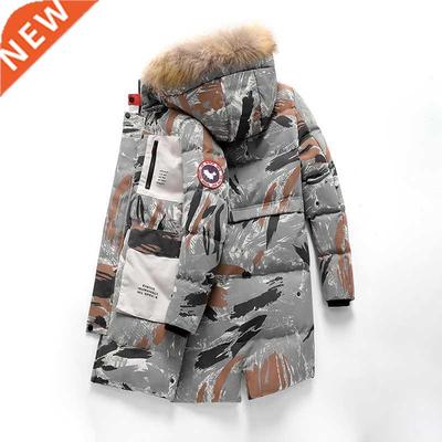 Dropshipping New Winter Jacket Men Thicken Warm Parkas Casua
