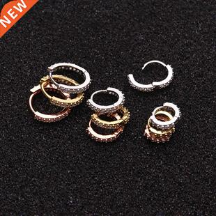 1PC Stainless Steel Septum Clicker Hoop Ring Nose Labret Ear