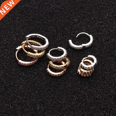 1PC Stainless Steel Septum Clicker Hoop Ring Nose Labret Ear