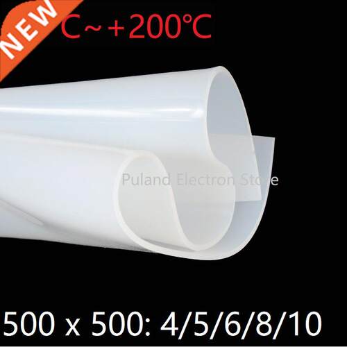 500mm*500mm*1.5mm Silicone Rubber Sheet Cushion Sealing Fil