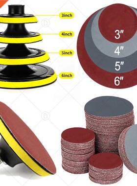 3/4/5/6 Inch Sanding Discs Pad Abrasive Polish Wheel Wood Sa