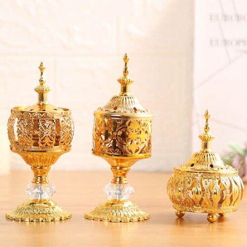Middle East European Style Lace Incense Burner Metal Craft