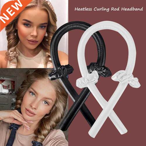 Lzy Hetless Curling Rod Sponge Hedbnd ir Wve Sponge No
