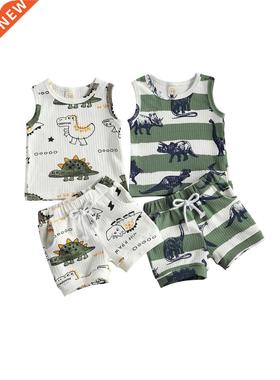 Citgeett Summer Infant Baby Boys Girls Tracksuits Cartoon Di