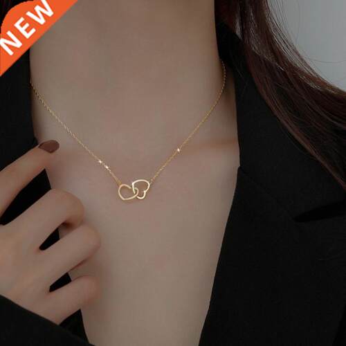 Women Sweet Wedding Classic Jewelry Necklace Golden Vintage