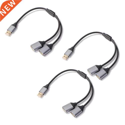 USB Spltter One-to-two Y-type Cable 1 Male To 2 Dual Usb Fe